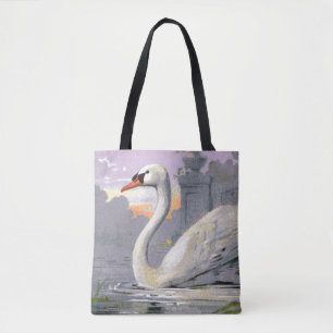 Schwan am Luganer See Tasche