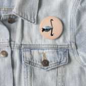 Schwan am Sonnenuntergang-Knopf Button (Beispiel)
