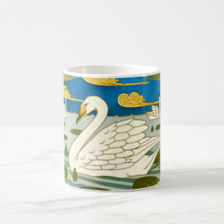 Schwan Art Nouveau Kaffeetasse