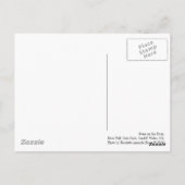 Schwan auf dem Fluss - vertikal Postkarte (Rückseite)