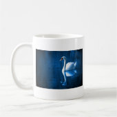 Schwan auf See Kaffeetasse (Links)