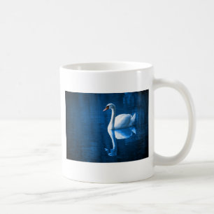 Schwan auf See Kaffeetasse