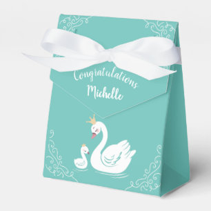 Schwan-Baby-Party Vintage Geschenkschachtel