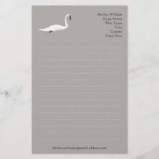 Schwan Briefpapier
