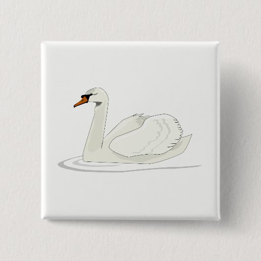 Schwan Button (Vorderseite)