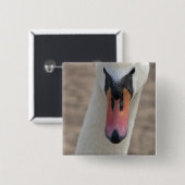 Schwan Button (Vorne & Hinten)