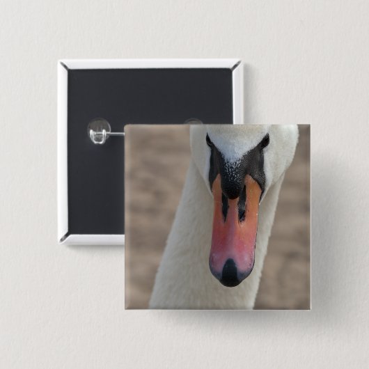 Schwan Button (Vorne & Hinten)