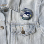 Schwan-Button-Abzeichen - verzauberter Schwan Button (Beispiel)