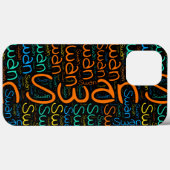 Schwan Case-Mate iPhone Hülle (Rückseite (Horizontal))