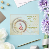 Schwan-Chic-MUTTER-Party Acryleinladungen (In Situ (Hochzeit))