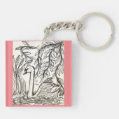 Schwan der Heiligkeit Schlüsselanhänger (Rückseite)