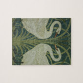 "Schwan-, Eile- und Iris" Tapetenentwurf Puzzle (Horizontal)