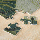 "Schwan-, Eile- und Iris" Tapetenentwurf Puzzle (Seite)