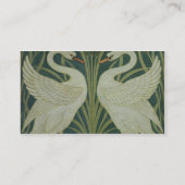 "Schwan-, Eile- und Iris" Tapetenentwurf Visitenkarte (Rückseite)