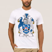 Schwan-Familienwappen T-Shirt (Vorderseite)