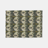 Schwan-Fleecedecke Walter-Kranes Fleecedecke (Vorderseite (Horizontal))