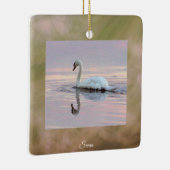 Schwan Foto Ornament (Rechts)
