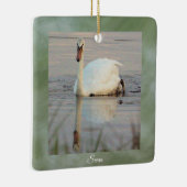 Schwan Foto Ornament (Rechts)