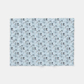 Schwan Frenzy Fleece-Decke (Hellblau) Fleecedecke (Vorderseite (Horizontal))
