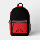 Schwan Gedruckter Rucksack (Vorderseite)