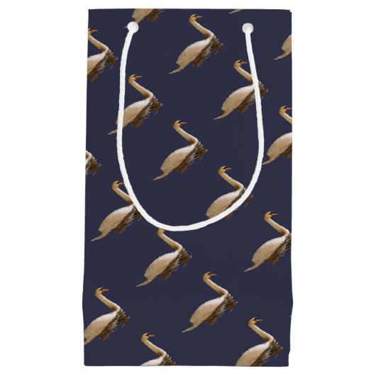 Schwan-Geschenk-Tasche Kleine Geschenktüte (Vorderseite)