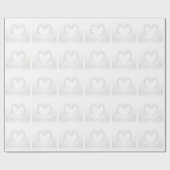 Schwan Geschenkpapier (Flach)