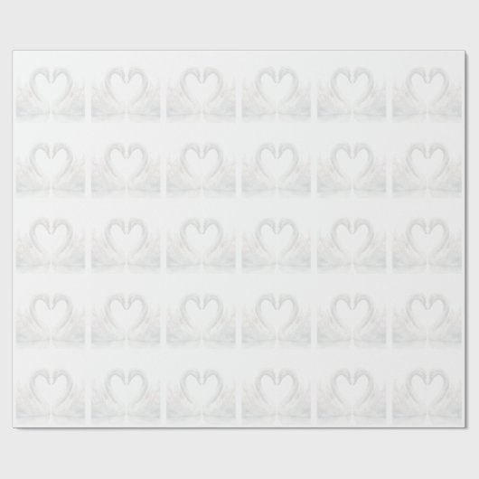 Schwan Geschenkpapier (Flach)