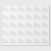 Schwan Geschenkpapier (Flach)