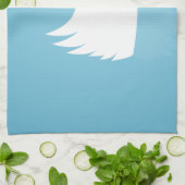 Schwan Geschirrtuch (Gefaltet)