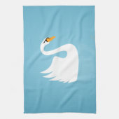 Schwan Geschirrtuch (Vertikal)