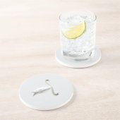 Schwan Getränkeuntersetzer (Seite)