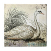 Schwan-Grafik Fliese (Vorderseite)