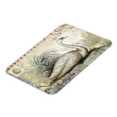 Schwan Grafik Magnet (Linke Seite)