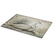 Schwan-Grafik Schneidebrett (Ecke)