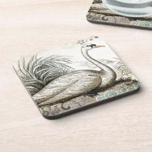 Schwan-Grafik Untersetzer (Linke Seite)