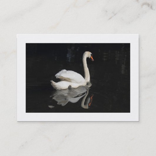 Schwan (grenzt) visitenkarte (Vorderseite)