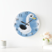 Schwan Große Wanduhr (Zuhause)