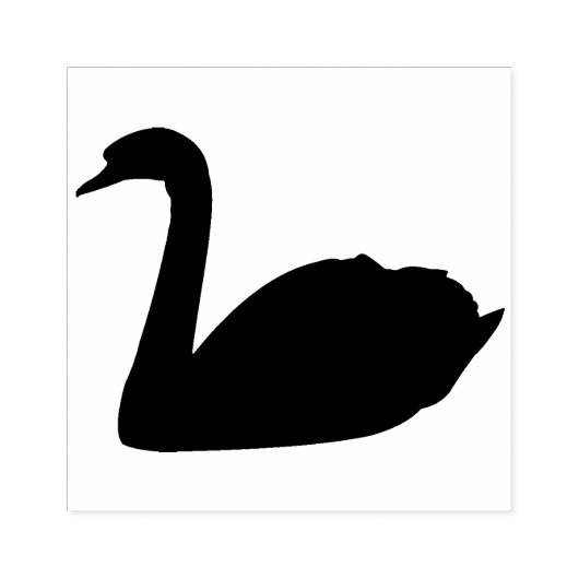 Schwan Gummistempel (Prägung)