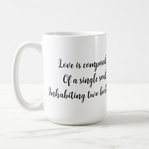 🦢 Schwan-Herzen Liebe ist Einzel-Seele-Tasse Kaffeetasse