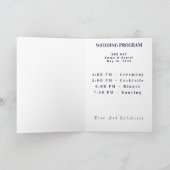 Schwan-Hochzeitsrahmen für luxuriöse Hochzeitsdeko Programm (Innenseite)