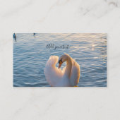 Schwan hübsch visitenkarte (Rückseite)