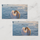 Schwan hübsch visitenkarte (Vorne/Hinten)