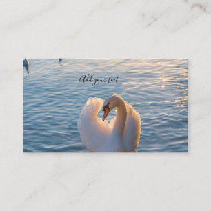 Schwan hübsch visitenkarte