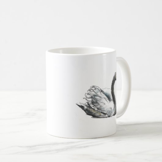 Schwan Kaffeetasse (VorderseiteRechts)