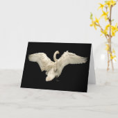 Schwan Karte (Gelbe Blume)