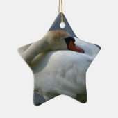 Schwan Keramik Ornament (Rechts)