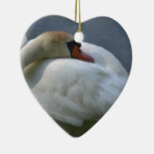 Schwan Keramik Ornament (Rechts)
