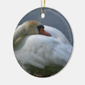 Schwan Keramikornament (Links)
