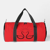 Schwan Kleine Reisetasche Duffle Bag (Rückseite)