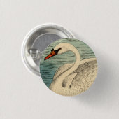 Schwan-Knopf Button (Vorne & Hinten)